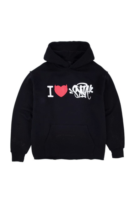 i hert syna hoodie black