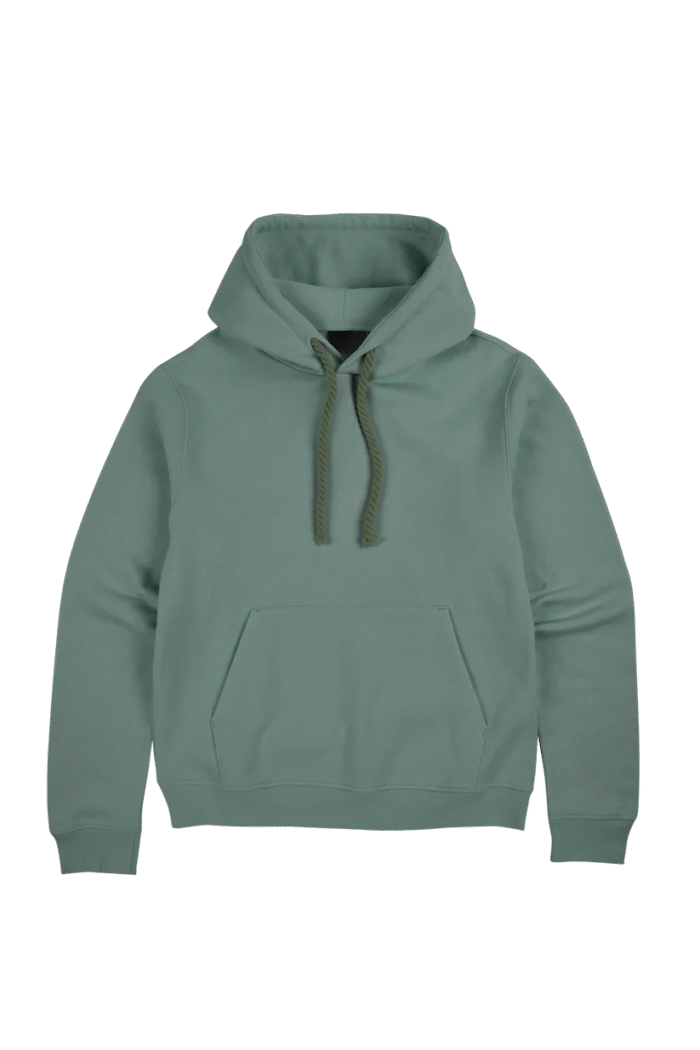 Syna og hoodie sage green