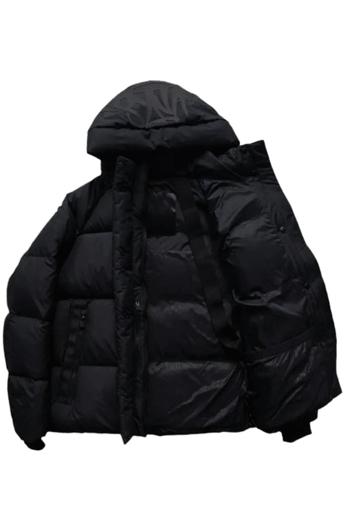 syna world puffer jacket balck